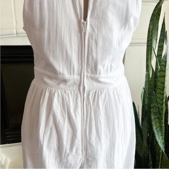 Francesca's Miami White Spaghetti Strap Lace & Embroidered Sundress, size M - Picture 5 of 9